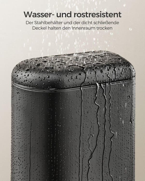Kosmetikspand, SONGMICS, 34.5x18.5 cm, Sort