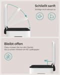 Miniatyrbillede 5 af 8: Affaldsspand, SONGMICS LTB40WT, 44.5x36x60 cm, Hvid