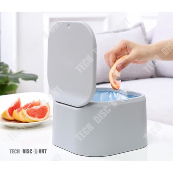 TD® kontorssoptunna för barn design automatiskt lock avfall vit flicka pojke hem sovrum dekoration bärbar papperskorg