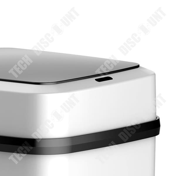 TD® Hushålls intelligent induktionssoptunna 15L vardagsrum badrum kök induktion med lock elektrisk klassificering
