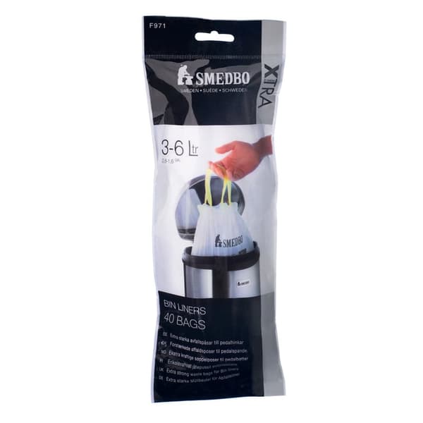 Smedbo FK665 Pedalbøtte 6 Liter Svart matt