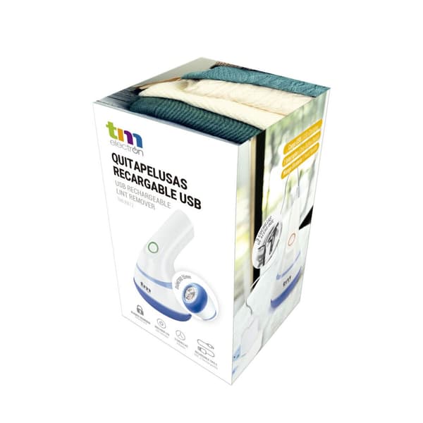 Oppladbar elektrisk lofjerner TM Electron Hvit Kompakt