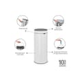 Miniatyrbild 4 av 5: BRABANTIA Touch Bin Ny - 30L - Vit
