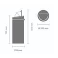 Miniatyrbild 5 av 5: BRABANTIA Touch Bin Ny - 30L - Vit