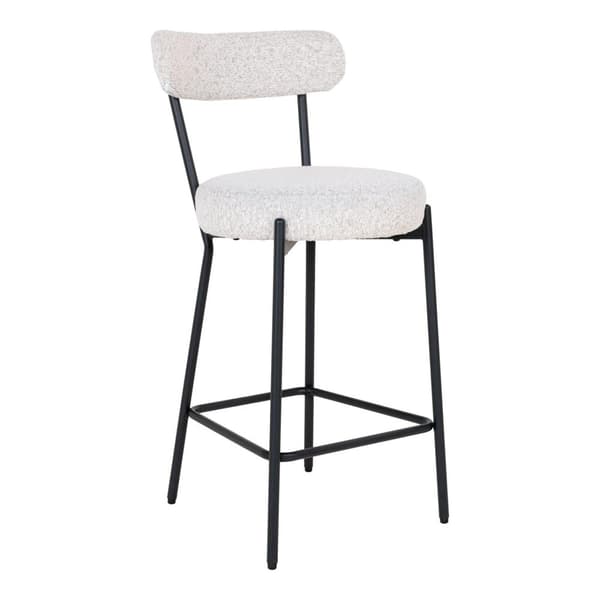 Baarituoli, Badalona Counter, 46x39x90 cm, Valkoinen