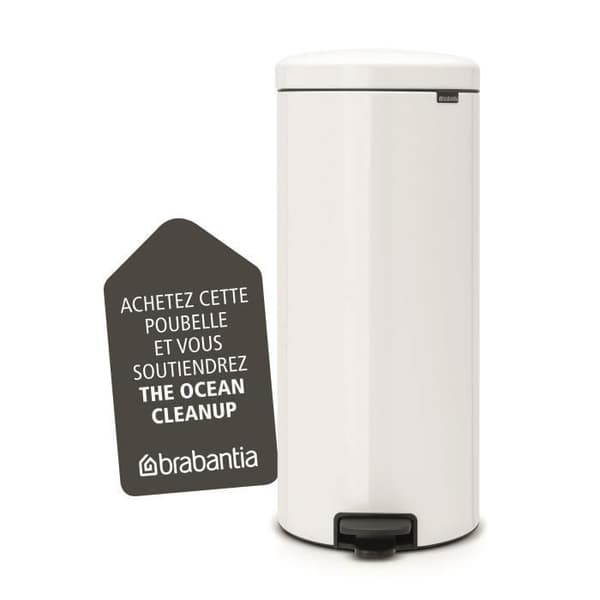 Pedalavfallskorg Newicon 30 l vit Kod G - Brabantia