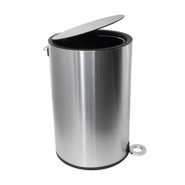 Habo Blossom Pedalbøtte 3L Krom