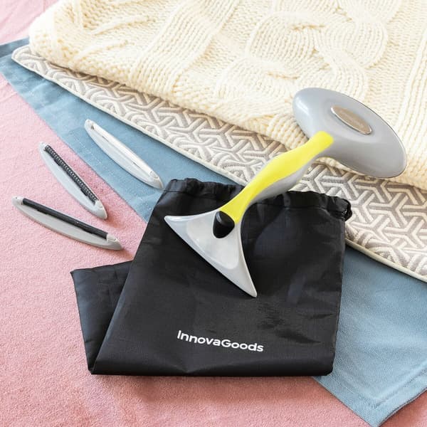 KÄYTETTY 4-in-1 Nukanpoistoharja Tarvikkeilla InnovaGoods Harmaa (Kunnostetut Tuotteet A)