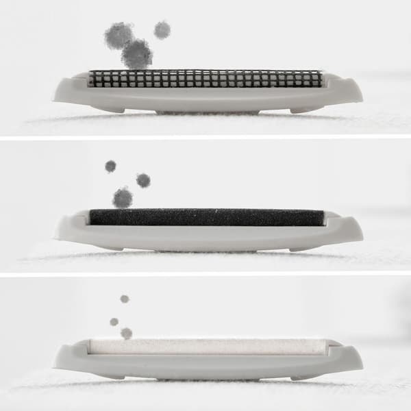 KÄYTETTY 4-in-1 Nukanpoistoharja Tarvikkeilla InnovaGoods Harmaa (Kunnostetut Tuotteet A)