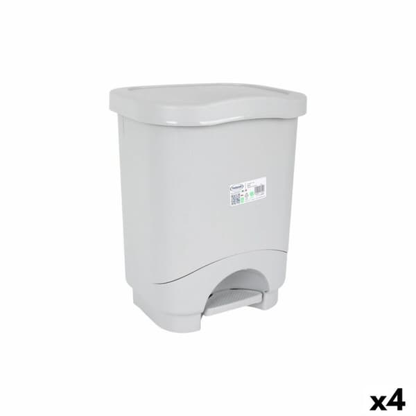Roskasanko polkimella Tontarelli Idea Harmaa 24 L (4 osaa)