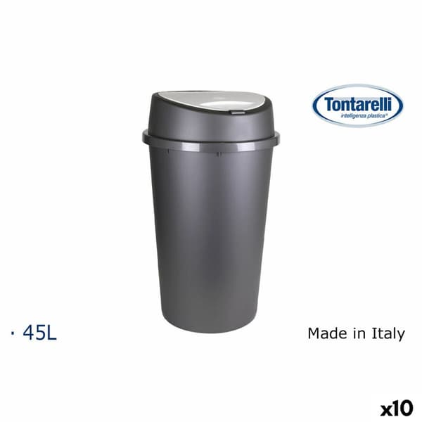 Soptunna Tontarelli Bingo Grafit 45 L (10 antal)