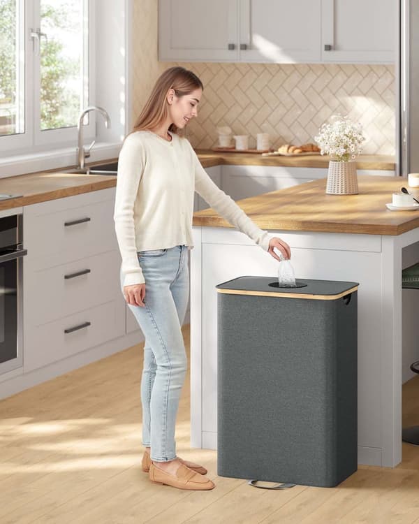 Keräysastia talletuspulloihin 95 l Leigrijs-natuurbeige