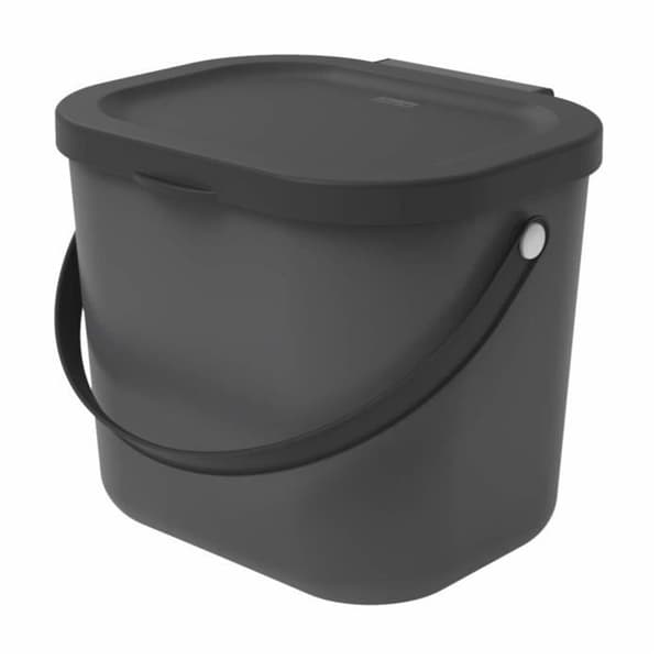 Bin Bin Plast Rotho Albula 6L grå