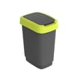 Miniatyrbild 1 av 4: Sopcontainer för avfall Swing Rotho Twist 10L svart och limegrön