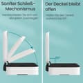 Miniatyrbild 6 av 6: Sopkorg, SONGMICS LTB40WT, 44,4x40,8x60,2 cm, Vit