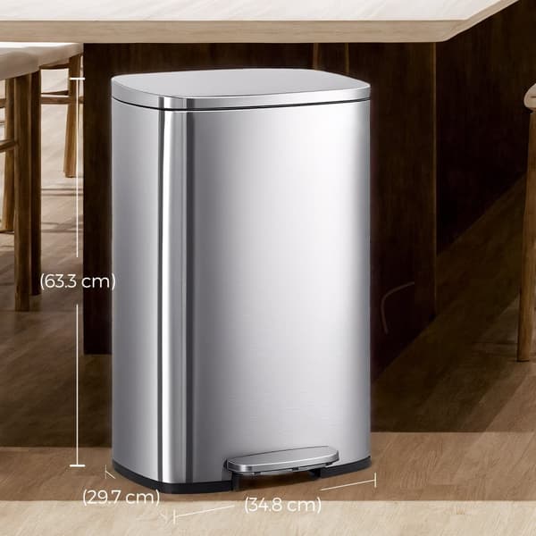 Sopkorg, 50 L, 43,2x37,1x63,2 cm, Silver