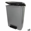 Miniatyrbild 1 av 7: Soptunna Curver Mörkgrå Plast 50 L (5 antal)