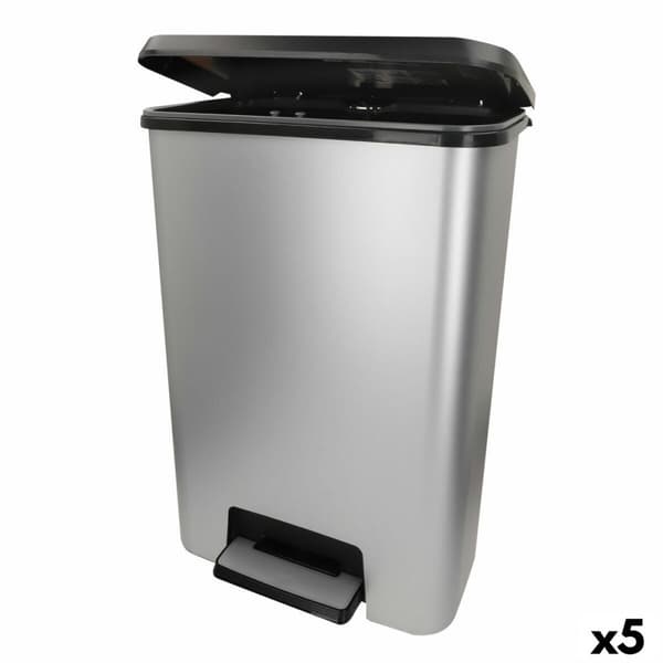Soptunna Curver Grå Plast 50 L (5 antal)
