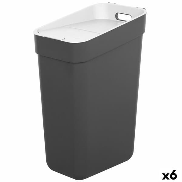 Soptunna Curver Grå Plast 30 L (6 antal)