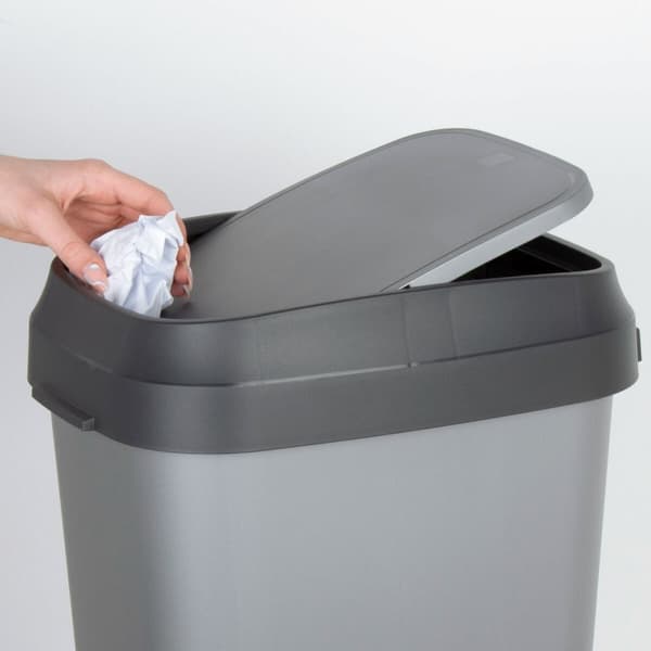 Søppelbøtte Curver Mørke Grå Plast 35 L (6 enheter)