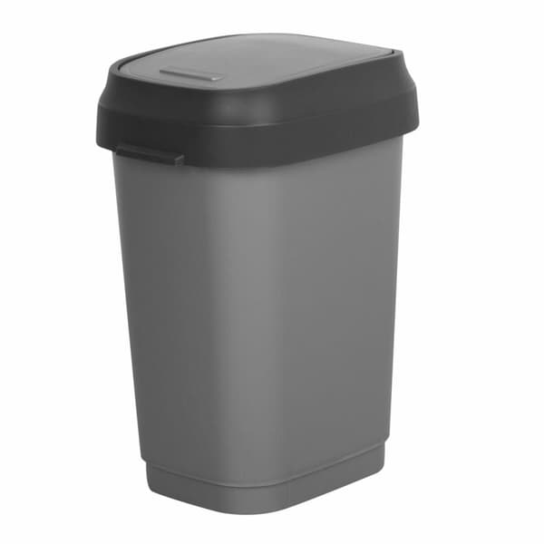 Søppelbøtte Curver Mørke Grå Plast 35 L (6 enheter)