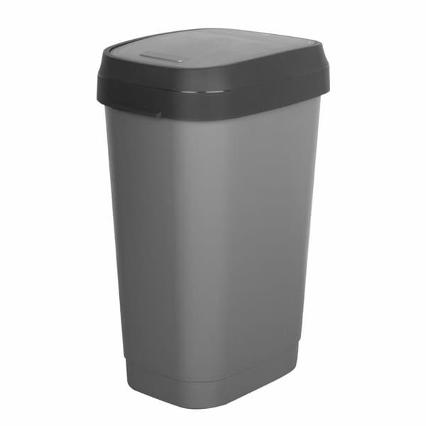 Jäteastia Curver Tumman harmaa Muovinen 50 L (6 osaa)