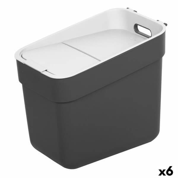 Jäteastia Curver Harmaa Muovinen 20 L (6 osaa)