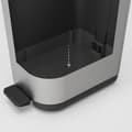 Miniatyrbild 3 av 7: Soptunna Rotho Ribo Silver Silver Plast 35 L