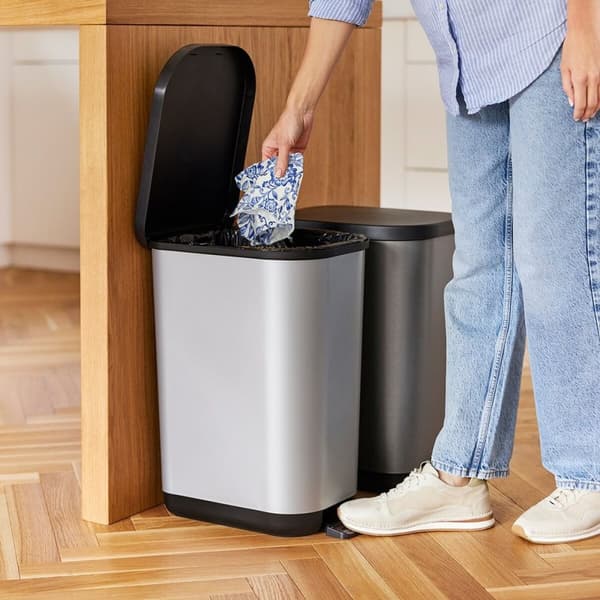 Jäteastia Rotho Ribo Blue Sininen Muovinen 35 L