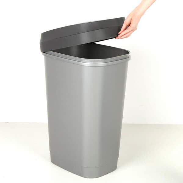 Skraldespand Curver Mørkegrå Plastik 50 L (6 enheder)
