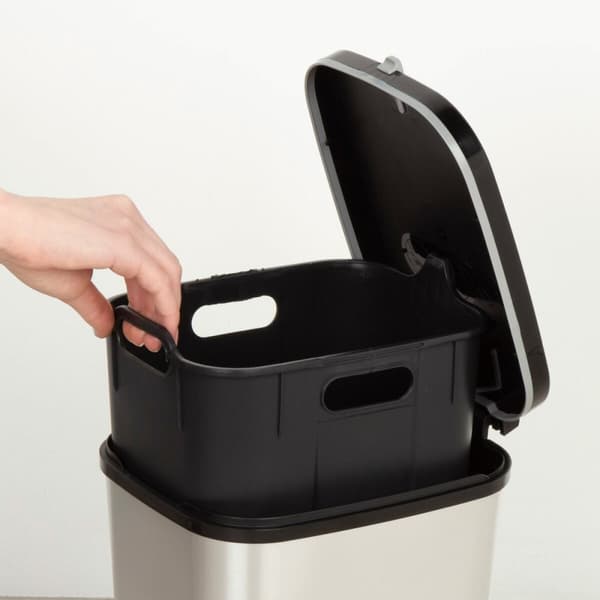 Soptunna Curver Grå Plast 6 L (5 antal)