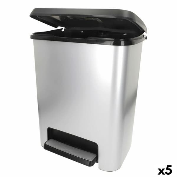 Soptunna Curver Grå Plast 25 L (5 antal)