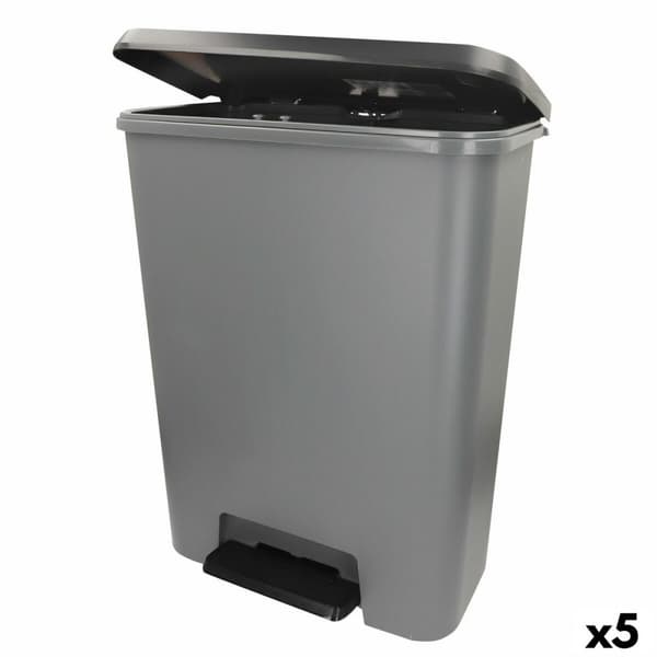 Soptunna Curver Mörkgrå Plast 50 L (5 antal)