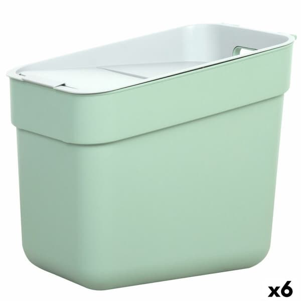 Soptunna Curver Grön Plast 20 L (6 antal)
