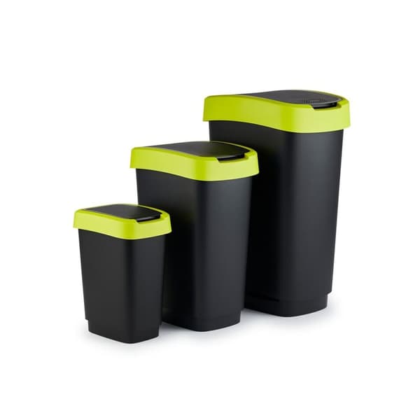 Soptunna Rotho Twist Lime Plast 50 L