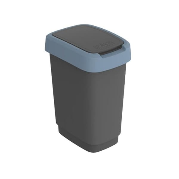 Soptunna Rotho Twist Blue Blå Plast 50 L