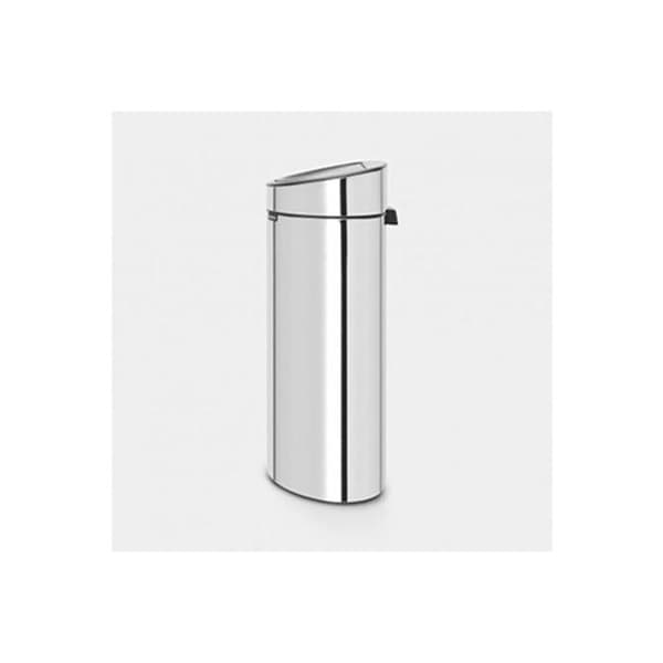 Brabantia TOUCH BIN NY soptunna, 40L, INvändig PLASTHOPPA - BRILJANT STÅL 112881