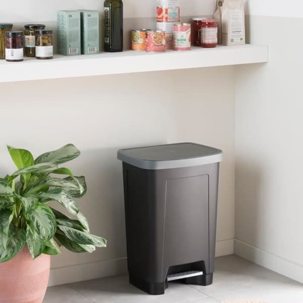Eco pedalsoptunna. 50 liter - Svart