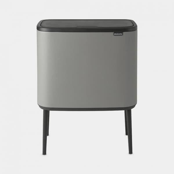 BRABANTIA Bo Touch Bin - 3 x 11L - Mineral Betong Grå