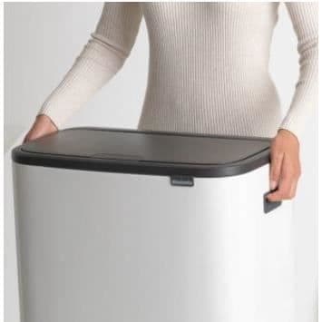 BRABANTIA Bo Touch Bin - 60 L - Vit