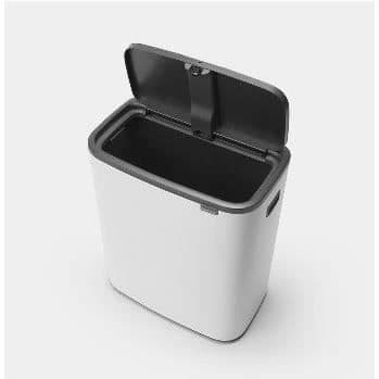 BRABANTIA Bo Touch Bin - 60 L - Vit