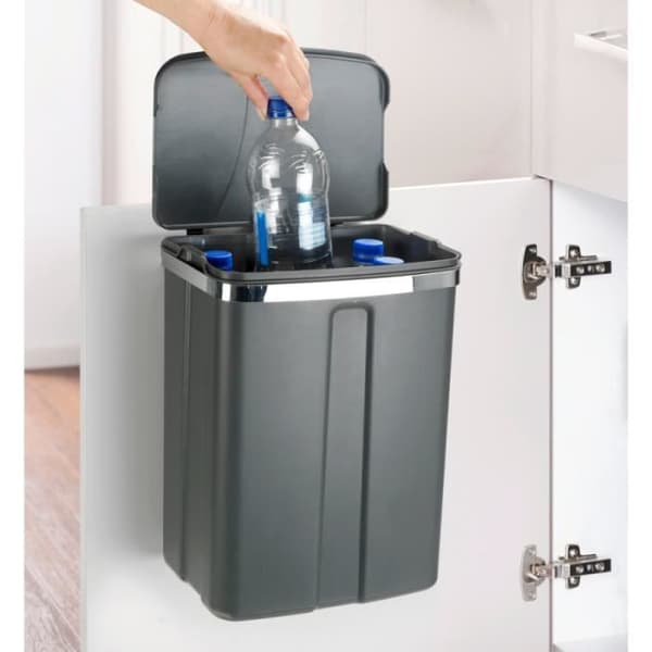 Dörrtunna, hängande bin, 12L, grå