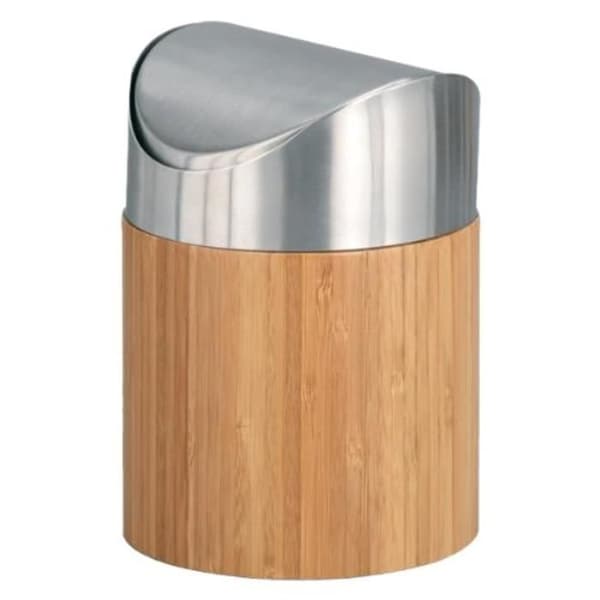 Bordslåda - Bambu - Ø 12 cm - Svänglock - Elegant - Praktisk