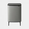 Miniatyrbild 1 av 4: BRABANTIA Bo Touch Bin Hi - 2 x 30 L - Mineral Betong Grå