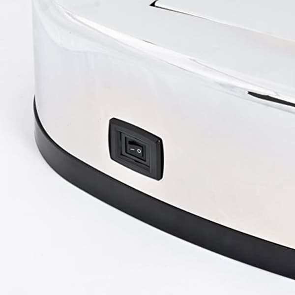 113 Lock för automatisk fyrkantig papperskorg med sensorisk sensor Abs Krom 39 X 27 X 10 Cm 6314