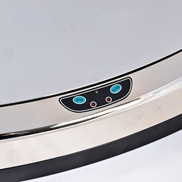 113 Lock för automatisk fyrkantig papperskorg med sensorisk sensor Abs Krom 39 X 27 X 10 Cm 6314