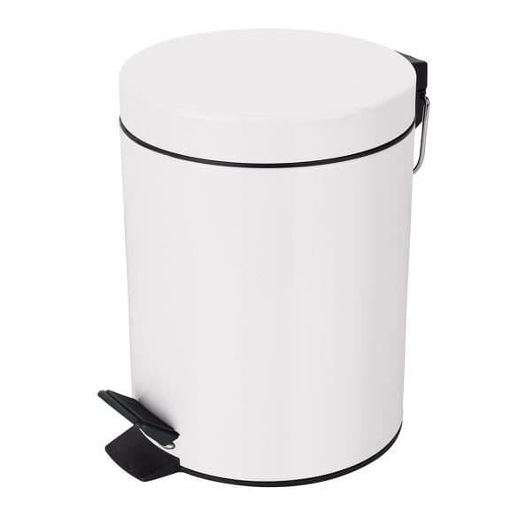 Spirella Pedal Bin Metall SYDNEY 3L Vit