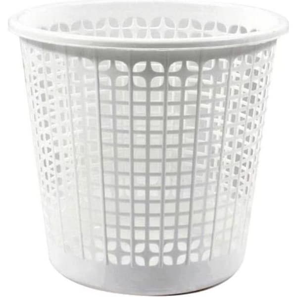 Papperskorg Dem Office Plast Vit (ø 27 x 25,5 cm) - - - Dem