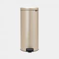 Miniatyrbild 1 av 4: BRABANTIA NewIcon Pedal Bin 30 L - Metalliskt guld