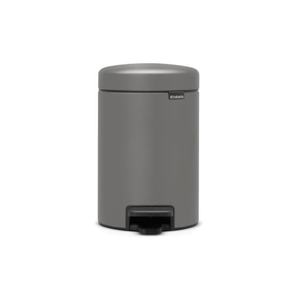 BRABANTIA - 126260 - NEWICON PEDALKÅP, 3L, MINERALBETONG G
